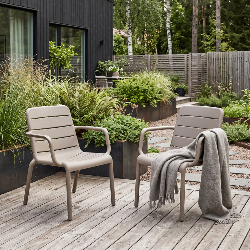 Outdoor Lounge Chair, Grey