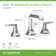 Oak Two Handle Bathroom Faucet with Push Pop Drain