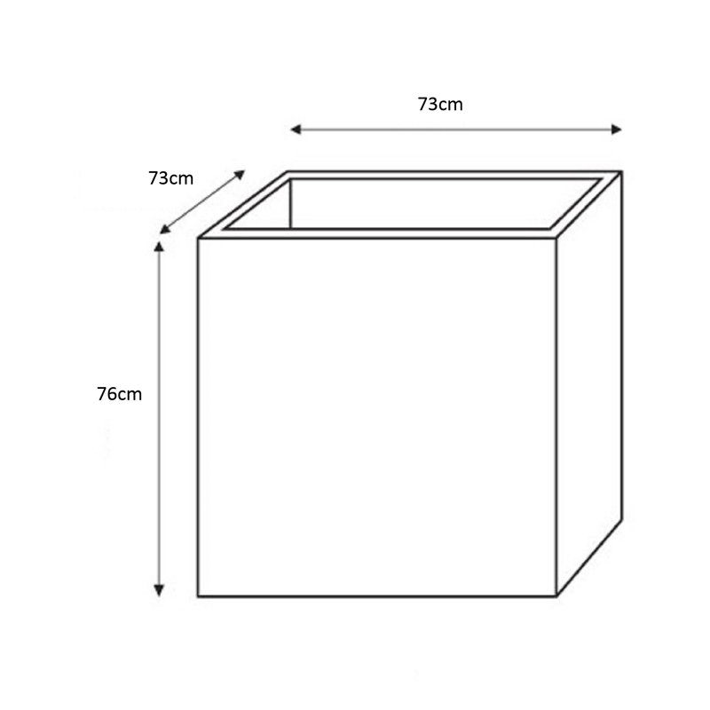 Crags Handmade Pot Planter, Faux Lead