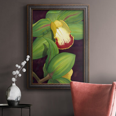 " Lime Orchid II " Painting Print