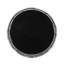 Grande table de bout en métal avec cadre élégant en fer, noir, 16,50 po x 16,50 po x 20,75 po, aucun assemblage requis, thermolaqué l 16,95 po x P 20,35 po, requis-472388182