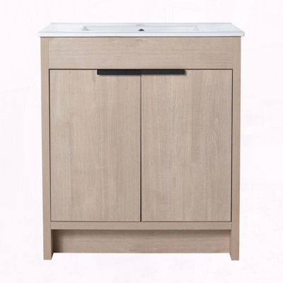 Freestanding Bathroom Vanity – 2 Soft-Close Doors (Cabinet Only)
