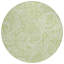 Tapis ivoire rond 8 po