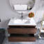 Meuble-lavabo flottant 30 po avec lavabo en céramique blanche et grand rangement blanc brillant-840637923-840637925