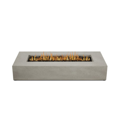 La Valle 72" Rectangle Propane Fire Table