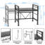 Afsana Steel Baker's Rack with Microwave Compatibility-462954848