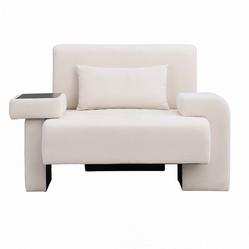 Fauteuil surdimensionné, Beige