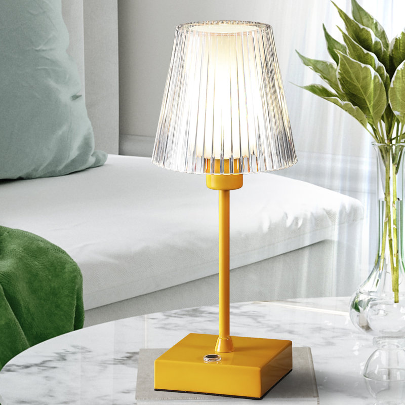 Zuria Metal Desk Lamp, Orange