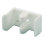 Plastic Sliding Shower Door Bumper and Guide, Sterling (Single Pack)