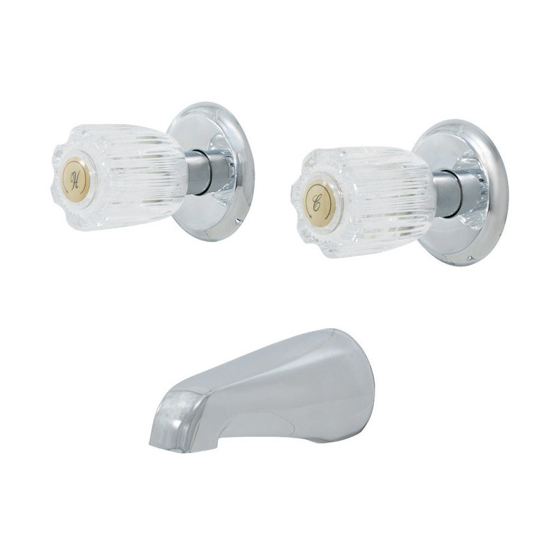 2 Handle Wall Tub Only Faucet