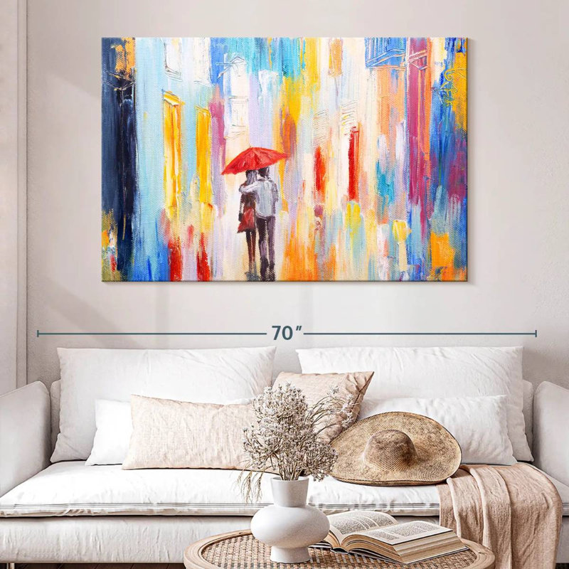 Hardie Couple Abstract, H 34 po x l 51 po