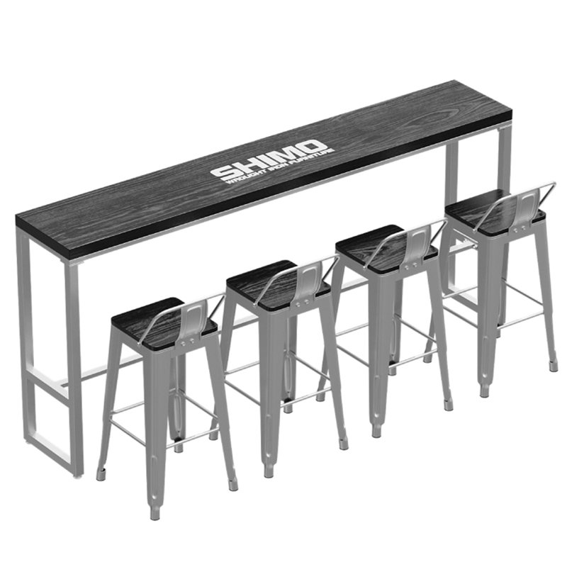 Ensemble de salle à manger rectangulaire 15,8 po Neyah, H 41,4 po x L 90,6 po x l 15,8 po