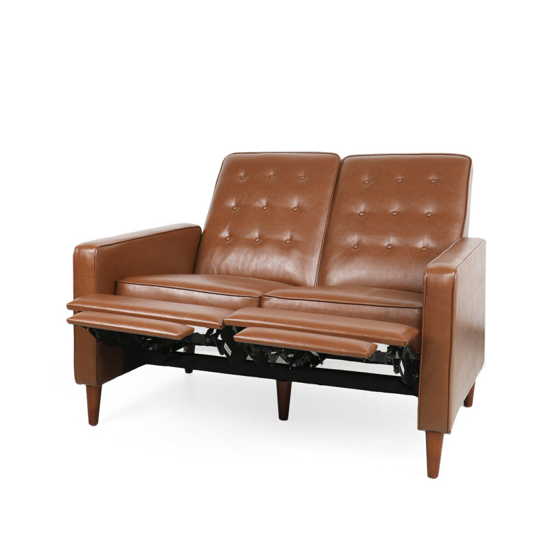 Annchen Upholstered Loveseat Pushback Recliner