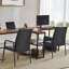 Fauteuil en similicuir avec base en métal-211937513