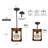 Pickar 1 - Light Rectangular Wood Pendant