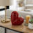 Millsap Ceramic Geometric Heart Sculpture-874586384-912650568
