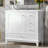 Bathroom Vanity with Ceramic Sink, 3 Drawers and Cabinet with Shelves-540764851