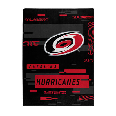 NHL Digitize Raschel Throw Blanket - Oversized 60 x 80 Inches Ultra-Soft Licensed Team Logo Bedding
