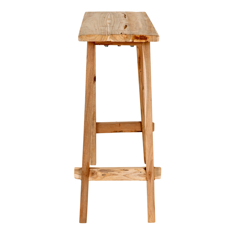 Tahira 90 cm W Solid Wood Top Console Table