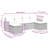Vidaxl Garden Sofa Set Black, Cream White