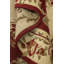 Tapis indien de style victorien à motif floral rouge 6 x 8
