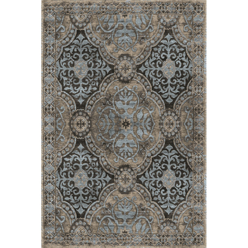 Luxurious Hall Carpet, 100% Velvet Fabric, 39.4 x 59.1 inches | Non-Slip Cotton Sole, 0.4 in Pile Height | Antibacterial, Machine Washable | 3D Digital Printing, Elegant Design for Home Décor & Comfort