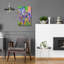 Bungalow rose «Zebra» par Richard Wallich, art mural en verre acrylique-383106809