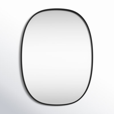 Sabine Metal Curved Oval Wall Mirror