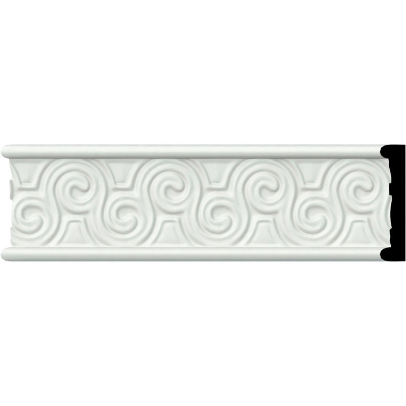H 2 1/2 po x P 1/2 po x L 94 1/2 po, (répétition 4 1/8 po), habillage de fenêtre et de porte Bedford (paquet de 12)
