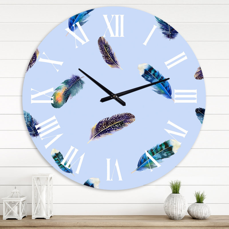 Horloge murale bohème et éclectique Boho, Moyenne