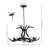 Rohrbach Candle Style Wagon Wheel Chandelier-140209380-184862635