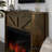 Wide Modern Farmhouse Mantel with Electric Fireplace-1927986293