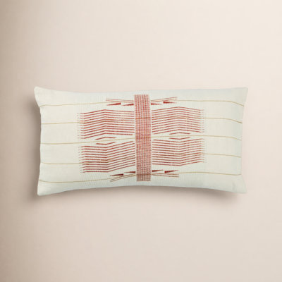 Erika 12" x 24" Cotton Pillow Cover