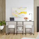 Calinda Console Table With Stools
