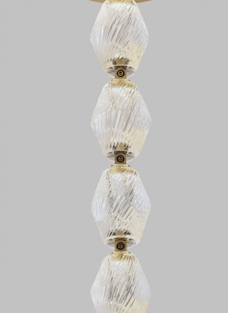 Collier 1 - Light LED Chandelier, 2700, 143.9" H x 2" W x 2" D