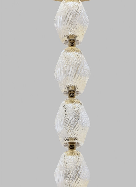 Collier 1 - Light LED Chandelier, 143.9" H x 2" W x 2" D, 2700