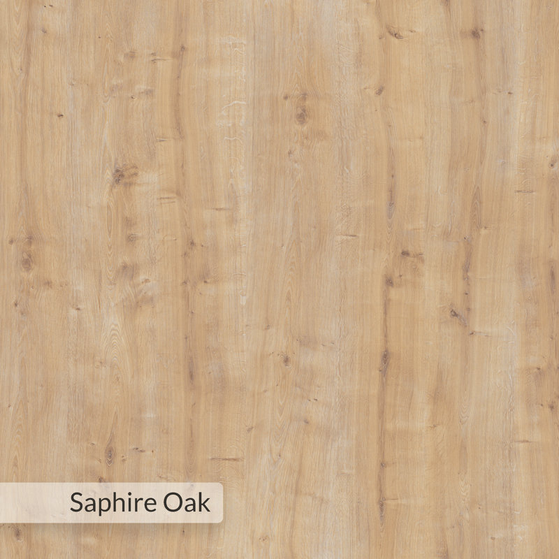 Echo TV Unit 3-Piece Set with 2 Side Tables Versatile Design for Living Rooms, Sapphire Oak