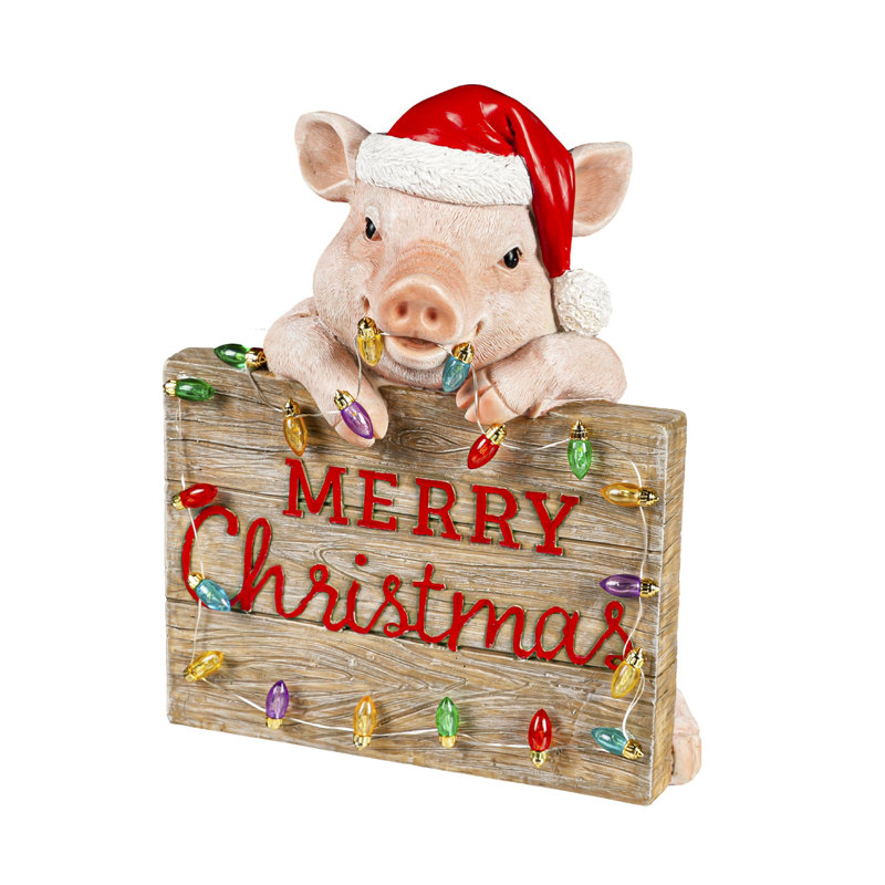 Statuette de Noël à DEL à DEL