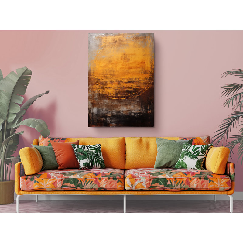 Impression sur toile de bandes de peinture colorées, décoration murale moderne pour la maison et le bureau, H 60 po x l 40 po