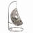 Darleane Porch Swing in Light Gray