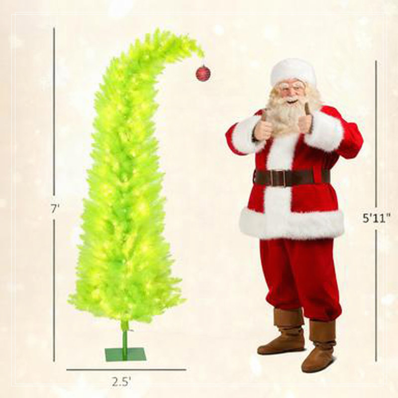 Arbre de Noël 84 pouces, H 7 pi