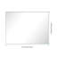 Miroir de salle de bain à DEL, 48 po x 36 po, avec fonction de brouillard, fixation murale, réglable pour une routine de beauté raffinée, maquillage idéal et toilettage personnel