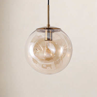 Fika Single Light Glass Dimmable Pendant