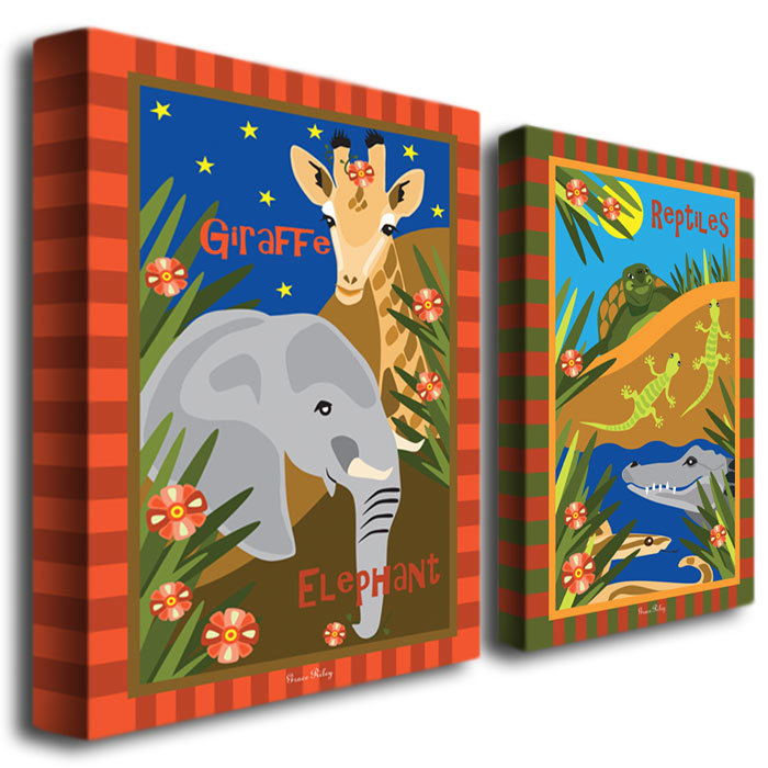 Art sur toile, "animaux friends" par grâce riley