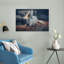 «Majestic Horse Golden Sunset Contemporary Horse», art mural