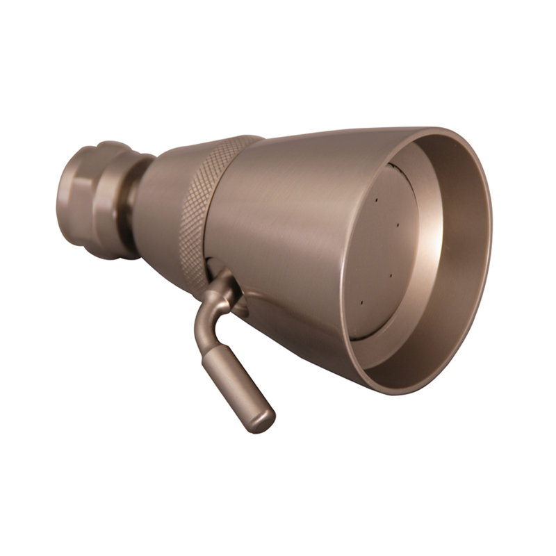 Pomme de douche entièrement réglable, Nickel brossé