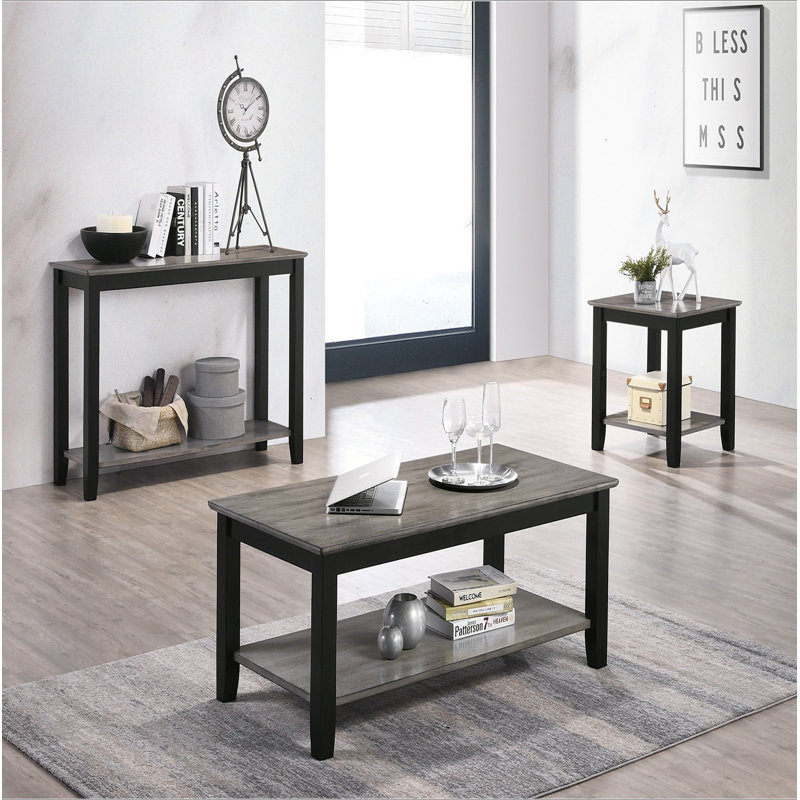 Coffee Table With Open Shelf