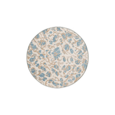 Machine Washable Beige Area Rug