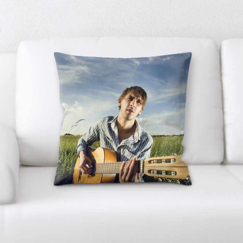 Housse et insert de coussin guitare