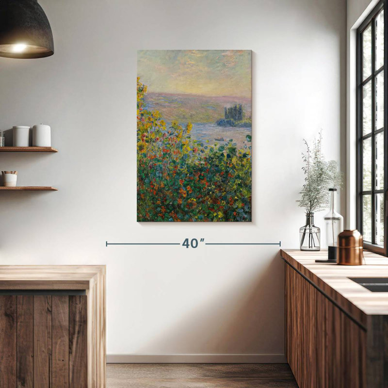 Parterres de fleurs Aime à Vetheuil, H 39 po x l 26 po
